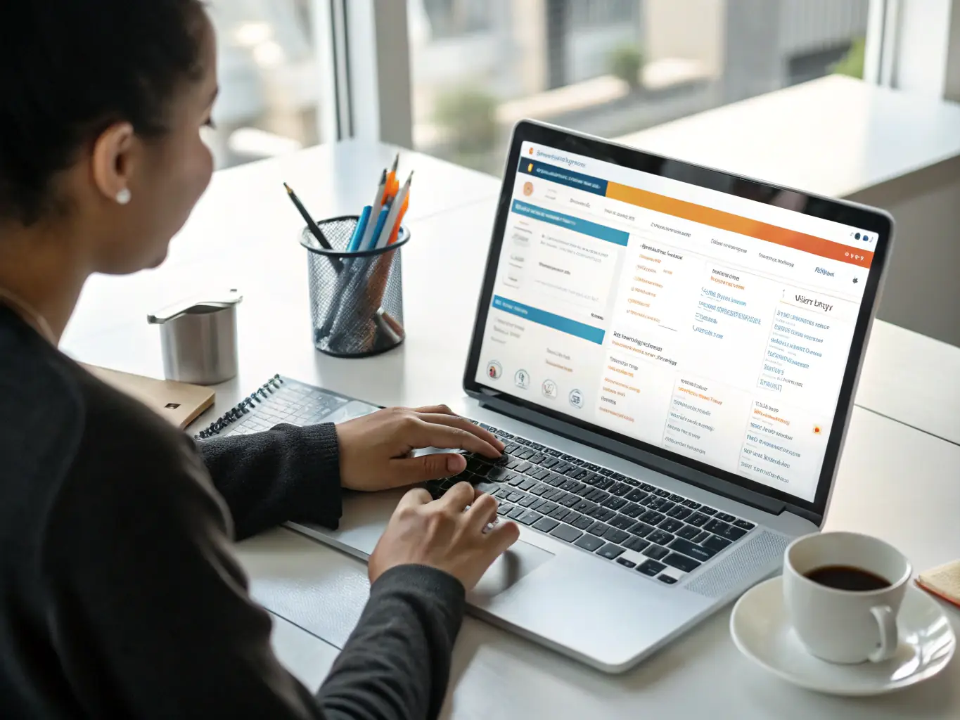 A user is shown using the NeedHub website on a laptop, specifically interacting with the filter options on a classifieds listing page. The filters include categories, price range, and location.